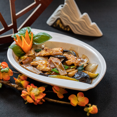 aux champignons chinois